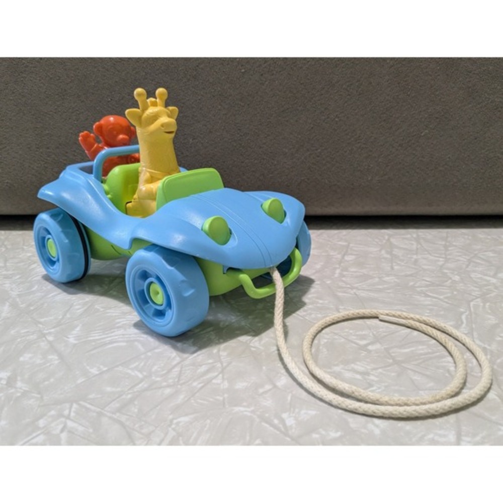 Green Toys Dune Buggy Toddler‎ Pull Toy Blue